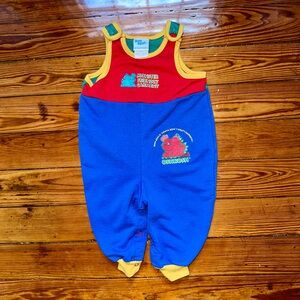 OshKosh B'gosh Blue Romper with Red Monster
